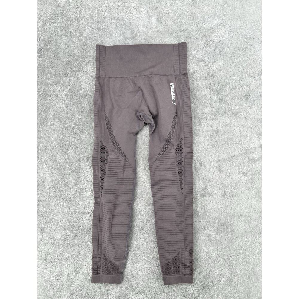 Gymshark Seamless Leggings Medium Mauve High Rise Compression Workout Yoga